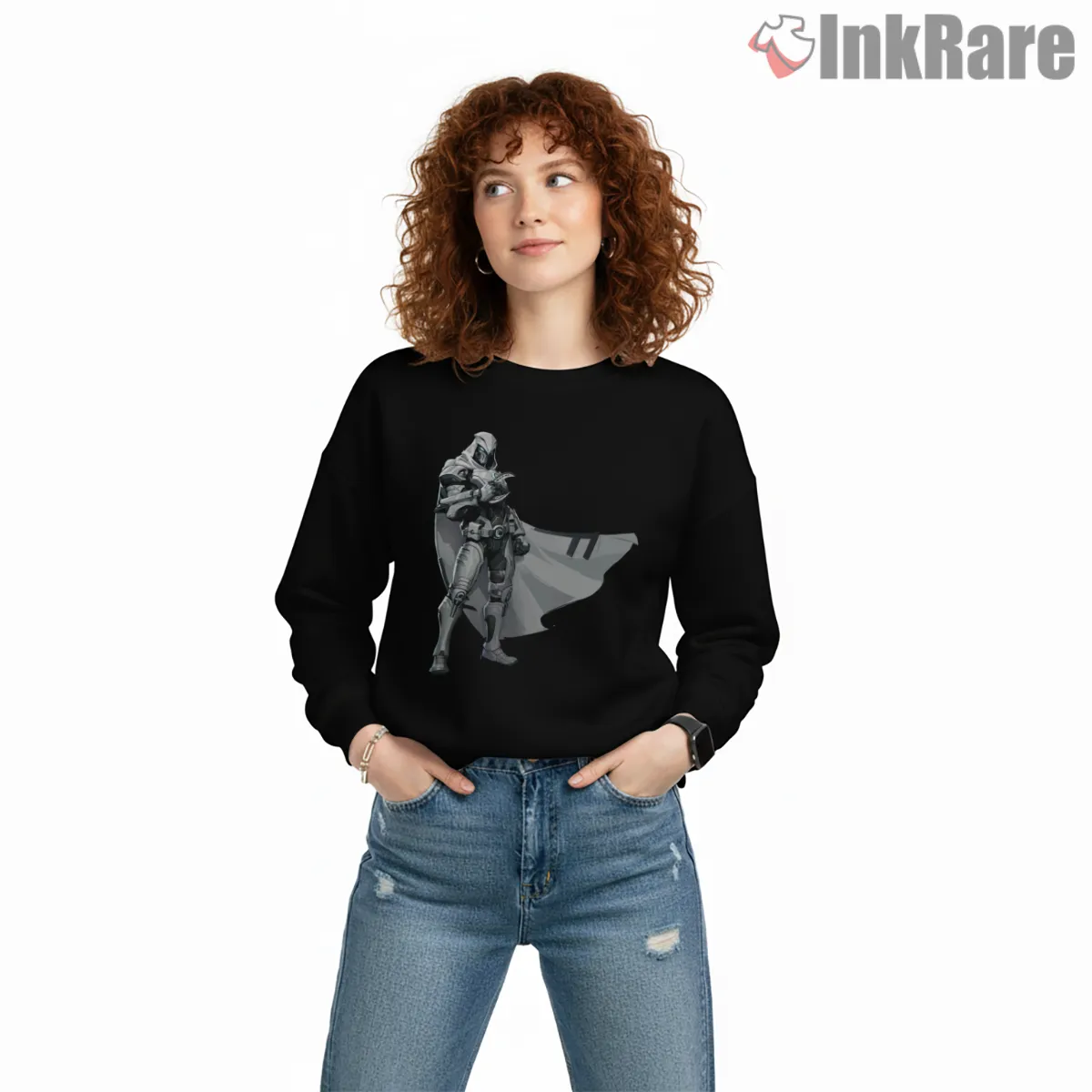 Moon Knight Full Armor Cloak Heroic Stance Shirt on graphic shirt for women graphic tee