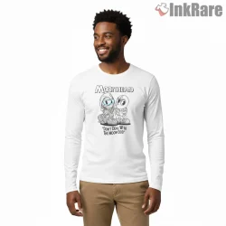 Moon Knight Moonhead Cute Duo Cartoon Shirt on white long sleeve shirt for men graphic tee