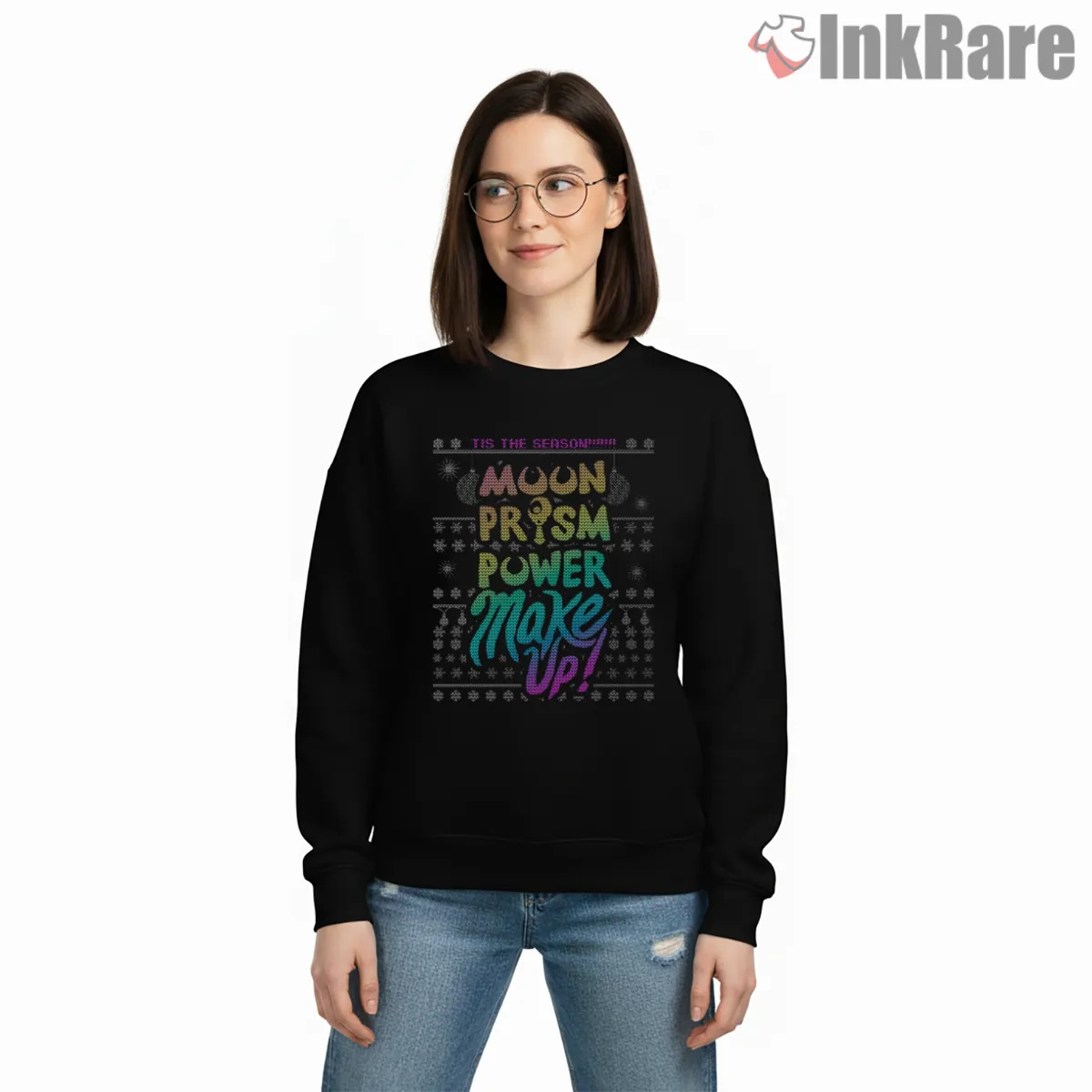 Moon Prism Power Makeup Christmas Shirt Moon Prism Power Makeup Christmas Shirt on graphic shirt for women graphic tee