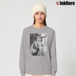 Women’s moondog sandalwood avant garde jazz Long-Sleeve Top in sport grey | Sleek, Versatile, All-Season