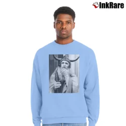 Men’s moondog sandalwood avant garde jazz Crewneck Sweatshirt in light blue | Cozy Fabric, Clean Style