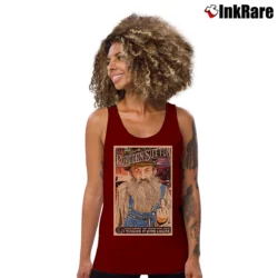 Women’s Moonshine Popcorn Sutton Tank Top in maroon | Lightweight, Movement-Friendly