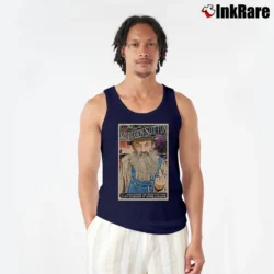 Men’s Moonshine Popcorn Sutton Tank Top in navy | Breathable, Active-Friendly Design