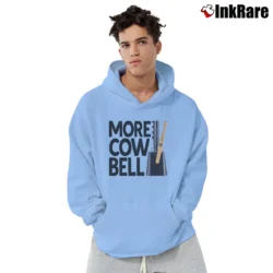 Men’s more cowbell snl funny sketch comedy Pullover Hoodie in light blue | Cozy, Durable, Modern Fit