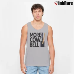 Men’s more cowbell snl funny sketch comedy Tank Top in sport grey | Breathable, Active-Friendly Design
