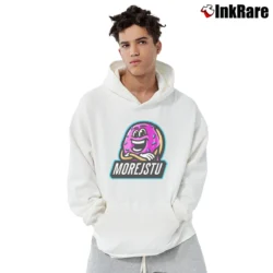 Men’s Morejstu Logo Birthday Gift Pullover Hoodie in white | Cozy, Durable, Modern Fit