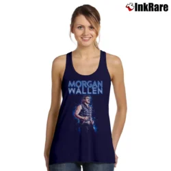 Women’s morgan wallen country singer fan Tank Top in navy | Lightweight, Movement-Friendly