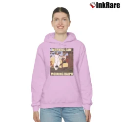 Women’s Morning Sam Ralph Looney Tunes Cozy Hoodie in light pink | Warm, Structured, Stylish