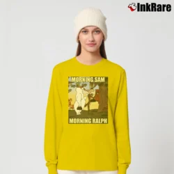 Women’s Morning Sam Ralph Looney Tunes Long-Sleeve Top in yellow | Sleek, Versatile, All-Season