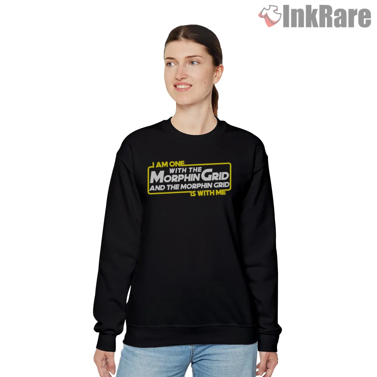 Morphin Grid Power Connection Quote Shirt on graphic shirt for women graphic tee