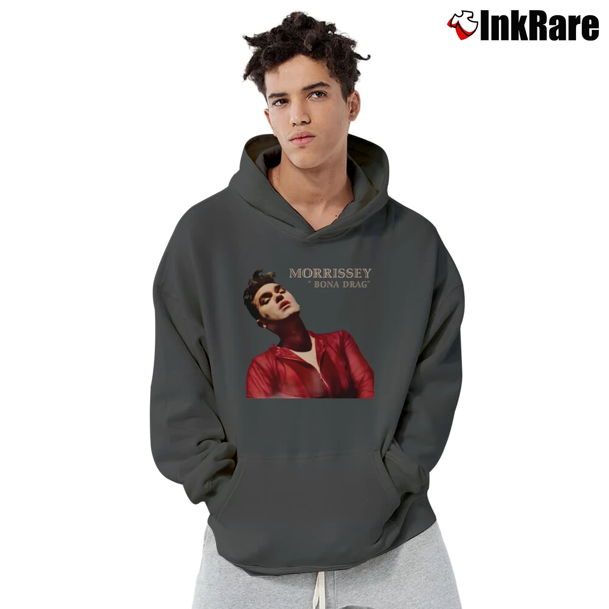 Morrissey Bona Drag Men’s Pullover Hoodie in charcoal – Ultimate Warmth Men’s Morrissey Bona Drag Pullover Hoodie in charcoal | Cozy, Durable, Modern Fit