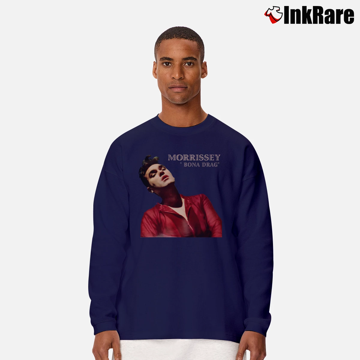 Morrissey Bona Drag Men’s Long-Sleeve Tee in navy – Versatile Layering Men’s Morrissey Bona Drag Long-Sleeve Shirt in navy | Sleek, Lightweight, Year-Round Wear