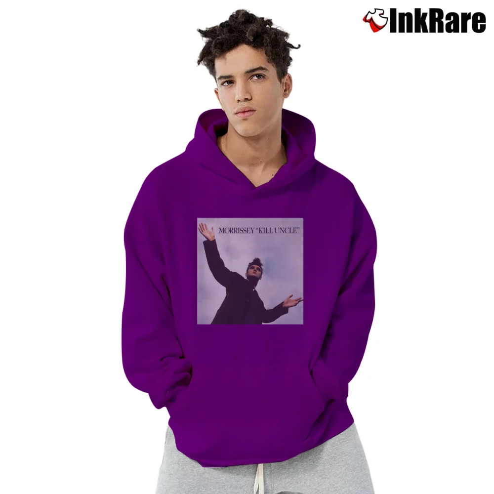Men’s morrissey kill uncle album 90s alternative music Pullover Hoodie in purple | Cozy, Durable, Modern Fit