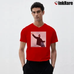 Men’s morrissey kill uncle solo album music V-Neck Tee in red | Sharp, Breathable, Everyday Staple
