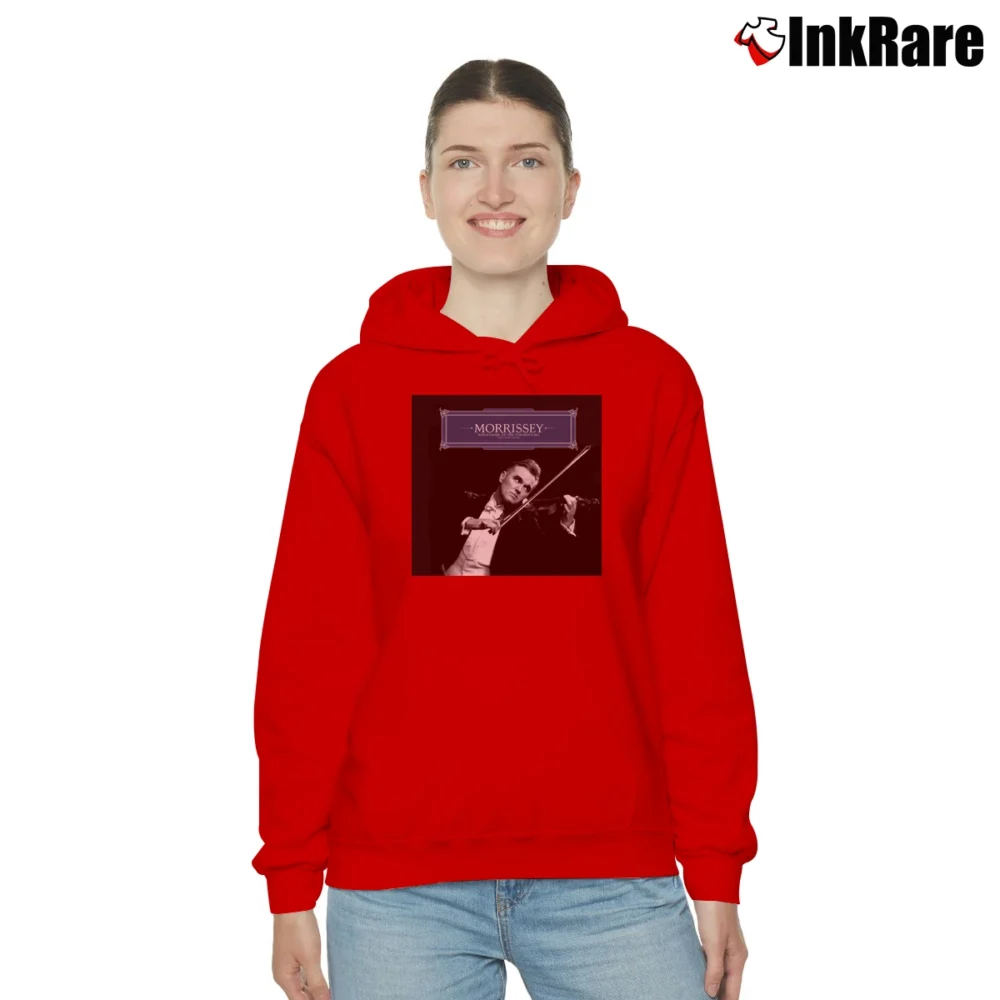 Women’s morrissey ringleader of the tormentors alt rock album Cozy Hoodie in red | Warm, Structured, Stylish