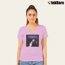 Women’s morrissey ringleader of the tormentors alt rock album V-Neck Tee in light pink | Chic Neckline, Soft Texture