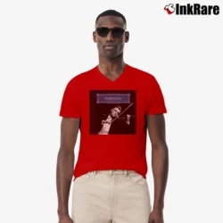 Men’s morrissey ringleader of the tormentors alt rock album V-Neck Tee in red | Sharp, Breathable, Everyday Staple