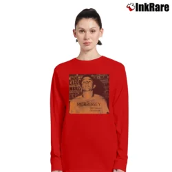 Women’s morrissey southpaw grammar 90s alt rock Long-Sleeve Top in red | Sleek, Versatile, All-Season