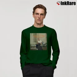 Men’s morrissey world peace is none of your business protest album Long-Sleeve Shirt in forest green | Sleek, Lightweight, Year-Round Wear