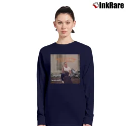 Women’s morrissey world peace is none of your business protest album Long-Sleeve Top in navy | Sleek, Versatile, All-Season