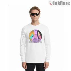 Mortal Kombat Civil War Split Face Rivalry Shirt on white long sleeve shirt for men graphic tee