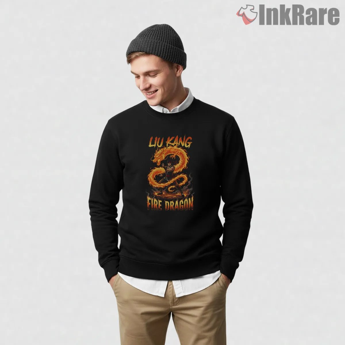 Mortal Kombat Liu Kang Fire Dragon Master Shirt Mortal Kombat Liu Kang Fire Dragon Master Shirt on graphic shirt for men graphic tee