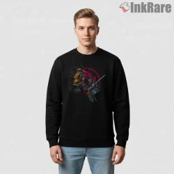 Mortal Kombat Samurai Duel Scorpion Vs Sub Zero Shirt on graphic shirt for men graphic tee