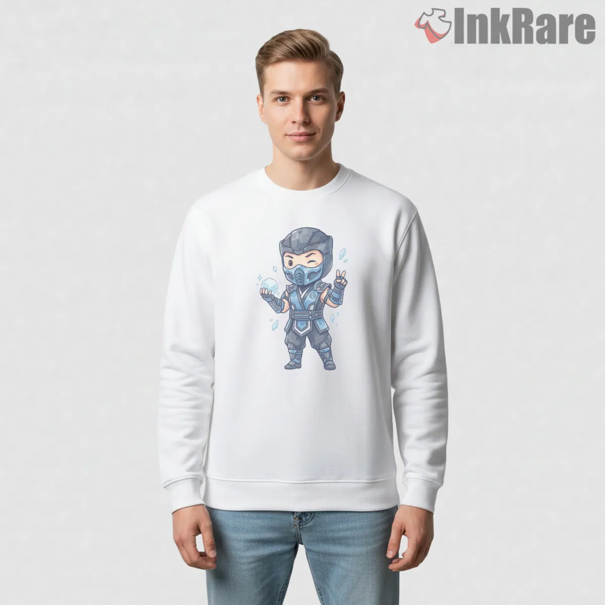 Mortal Kombat Sub Zero Chibi Ice Power Shirt Mortal Kombat Sub Zero Chibi Ice Power Shirt on graphic shirt for men graphic tee