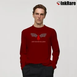 Men’s Mother Of Dragons Daenerys Targaryen Game Of Thrones Long-Sleeve Shirt in maroon | Sleek, Lightweight, Year-Round Wear
