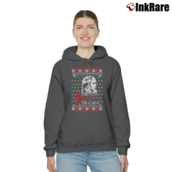 Women’s Mother Of Dragons Ugly Christmas Style Cozy Hoodie in charcoal | Warm, Structured, Stylish