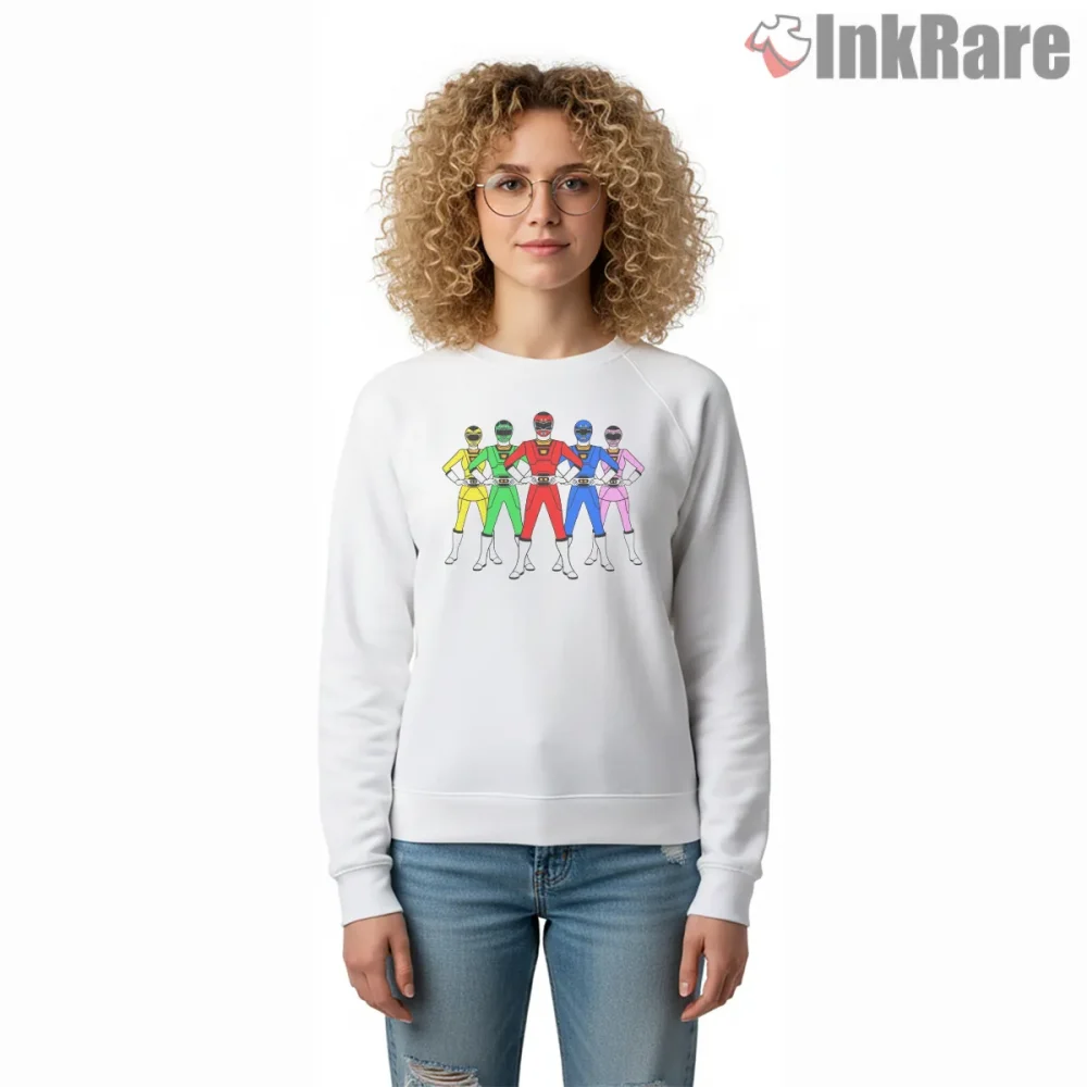 Motor Rangers Neon Dance Action Shirt on graphic shirt for women graphic tee