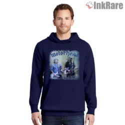 Motorhead Going To Brazil Vintage Shirt with live photo graphic on navy