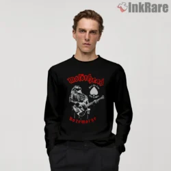 Motorhead No Remorse Born To Lose Live To Win Shirt on black long sleeve shirt for men graphic tee