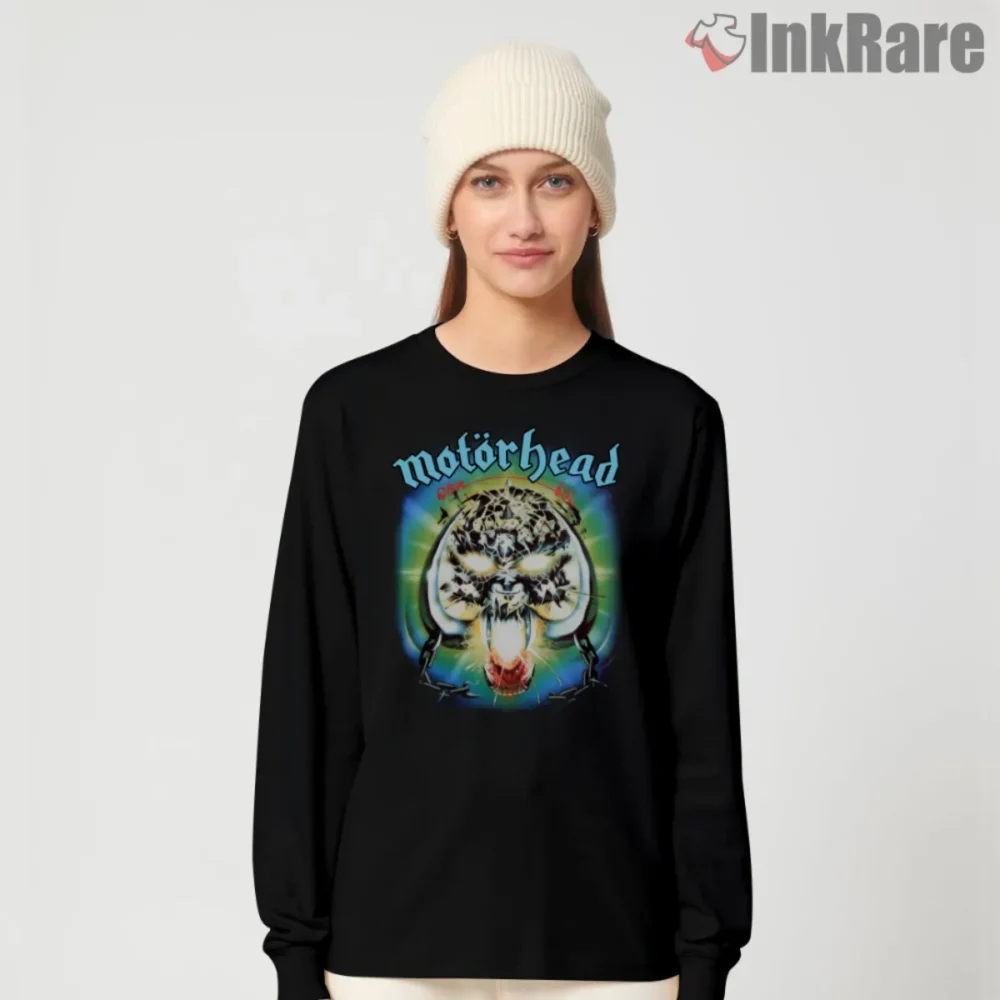 Motorhead Overkill Album Cover Shirt long sleeve in black