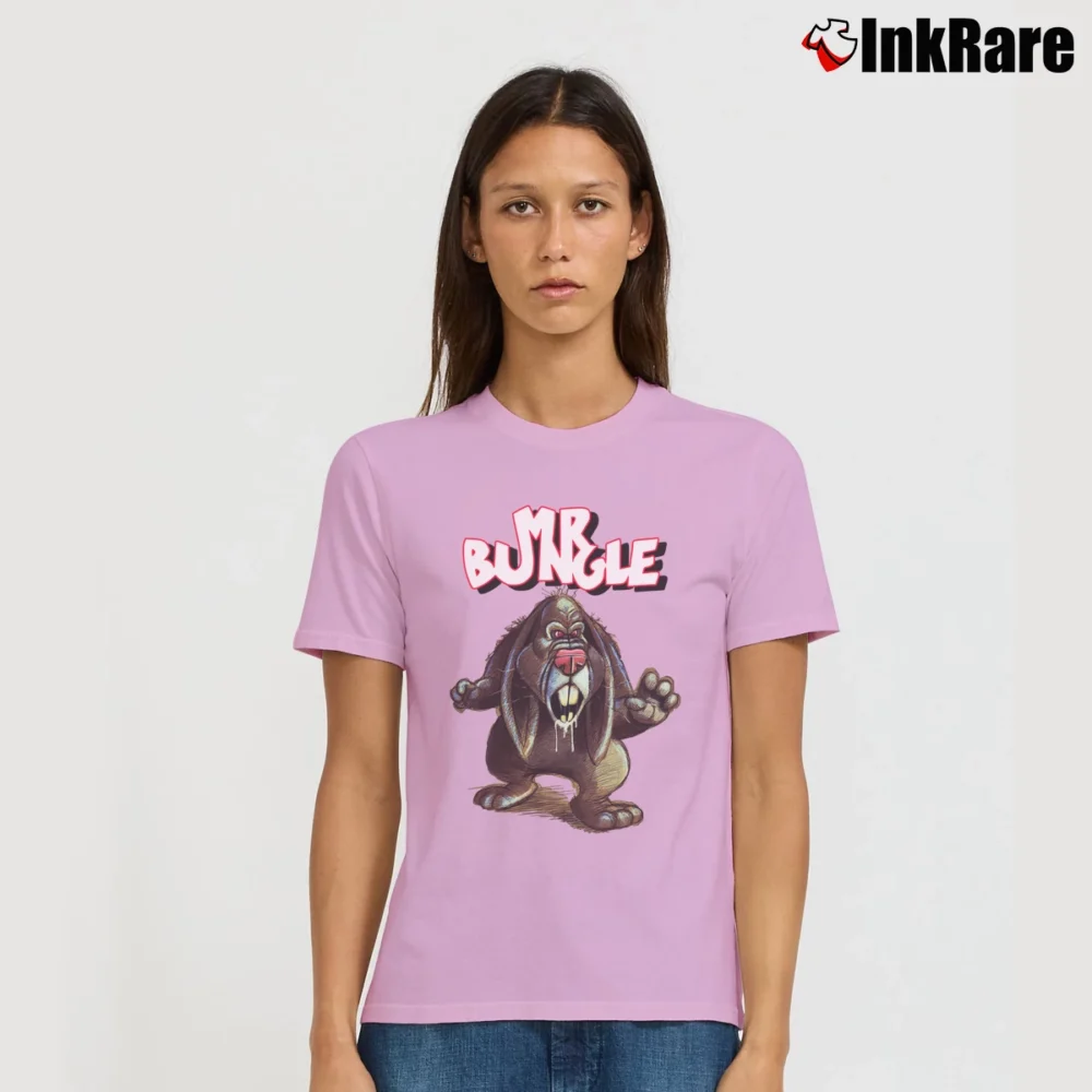 Women’s Mr. Bungle Easter Bunny Wrath Band Signature T-Shirt in light pink | Soft, Flattering Fit