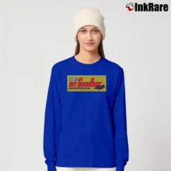 Women’s Mr Goodbar Chocolate Peanuts Hershey's Long-Sleeve Top in royal blue | Sleek, Versatile, All-Season