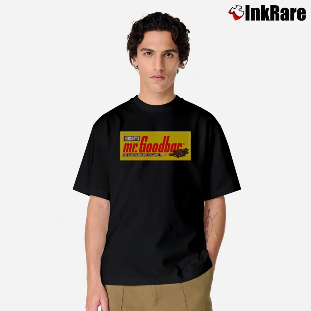 Men’s Mr Goodbar Chocolate Peanuts Hershey's Classic T-Shirt in black | Soft, Breathable Everyday Wear