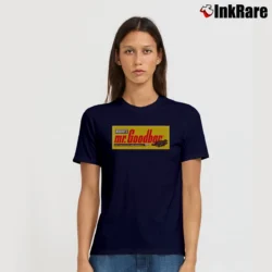 Women’s Mr Goodbar Chocolate Peanuts Hershey's Signature T-Shirt in navy | Soft, Flattering Fit