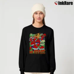 Women’s Mr Krabs Spongebob Squarepants Custom Retro Limited Edition Long-Sleeve Top in black | Sleek, Versatile, All-Season
