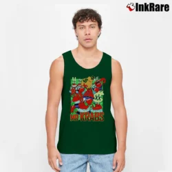 Men’s Mr Krabs Spongebob Squarepants Custom Retro Limited Edition Tank Top in forest green | Breathable, Active-Friendly Design