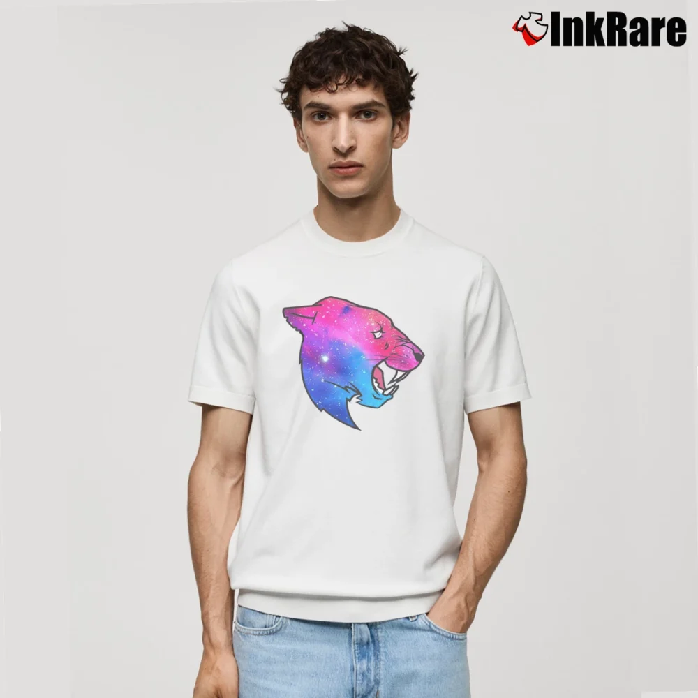 Men’s Mrbeast Full Logo Gift Classic T-Shirt in white | Soft, Breathable Everyday Wear