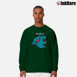 Men’s Mrbeast Logo Youtube Long-Sleeve Shirt in forest green | Sleek, Lightweight, Year-Round Wear