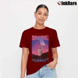 Women’s Msftrep Syre Jaden Smith Signature T-Shirt in maroon | Soft, Flattering Fit