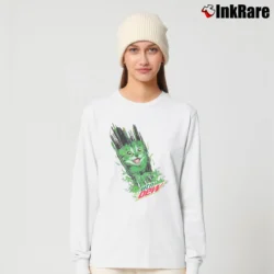 Women’s Mtn Dew Cat Slash Long-Sleeve Top in white | Sleek, Versatile, All-Season