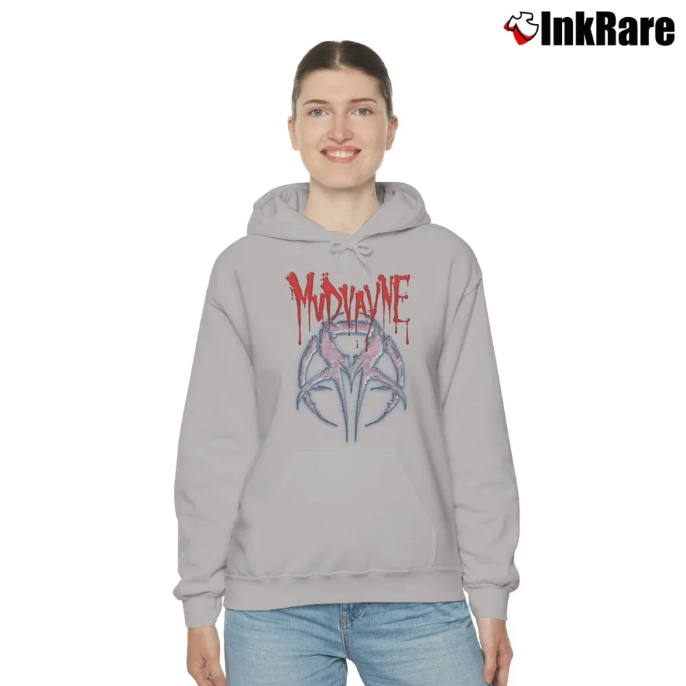 Women’s mudvayne symbol nu metal band logo Cozy Hoodie in sport grey | Warm, Structured, Stylish