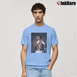 Men’s muhammad ali boxer legendary for Boxing Fans and GOAT Lovers Classic T-Shirt in light blue | Soft, Breathable Everyday Wear