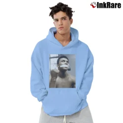 Men’s Muhammad Ali Funny Moment for Boxing Fans Pullover Hoodie in light blue | Cozy, Durable, Modern Fit