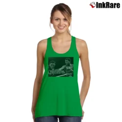 Women’s muhammad ali quote for Boxing Fans and Motivational Lovers Tank Top in irish green | Lightweight, Movement-Friendly