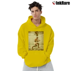 Men’s Muhammad Ali Underwater Poster Pullover Hoodie in yellow | Cozy, Durable, Modern Fit