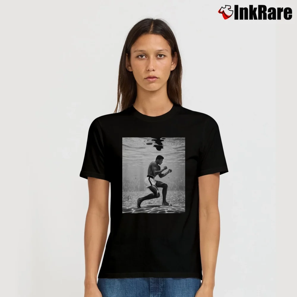 Women’s Muhammad Ali Underwater T-Shirt in black | Soft, Flattering Fit
